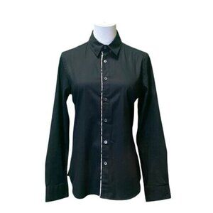 Burberry Black Button Down Shirt